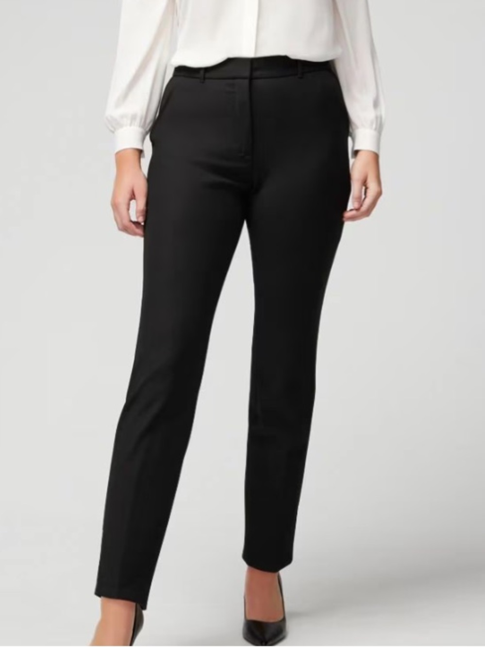 White House Black Market Women 16 Comfort Stretch Elle Slim Ankle Pants NWT